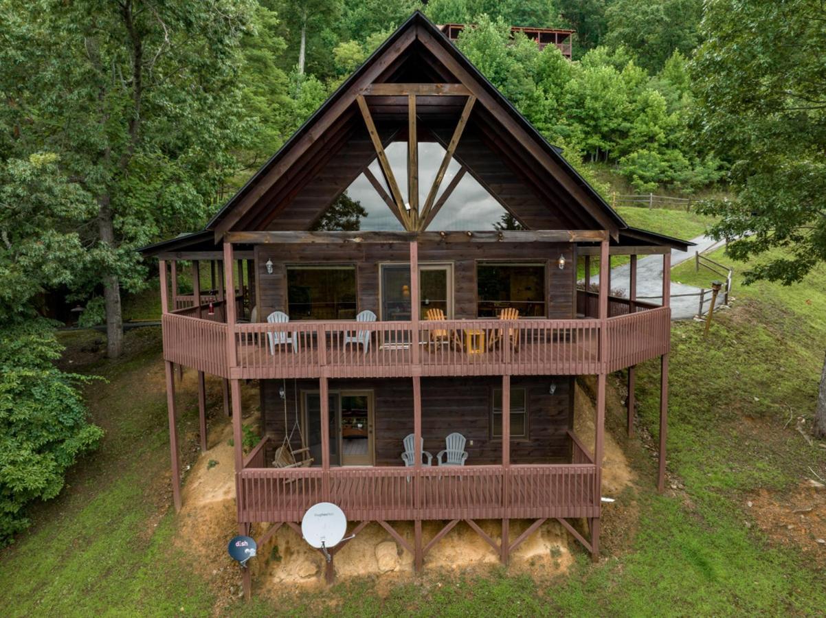 Large Cabin With Views Of Beautiful Nc Mountains Villa Murphy Exterior photo