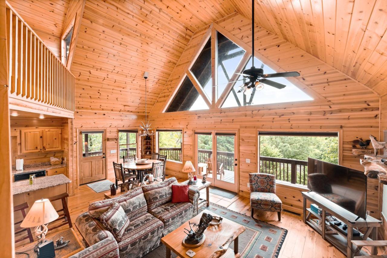 Large Cabin With Views Of Beautiful Nc Mountains Villa Murphy Exterior photo